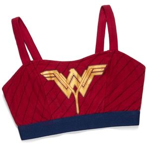 Wonder Woman caged back bralette size L
